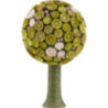 Blossom Tree Green/White - 8,5 cm / 3.3 inch