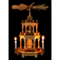 3-stöckige Pyramide Christi Geburt - 42 cm