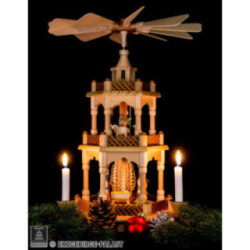 3-stöckige Pyramide Christi Geburt - 42 cm