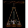 1-Tier Pyramid - Snowmen - 25 cm / 9.8 inch