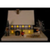 Lighted House - Half-Timber House with Hallway - 29 cm / 11.4 inch