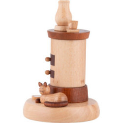 Smoking Stove with Cat - 13 cm / 5.1 inch