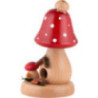 Räucherpilzhaus Fliegenpilz spitz - 13 cm