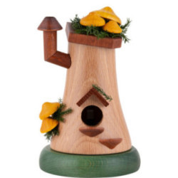 Smoker - Mushroom Hut Sheathed Woodtuft - 13 cm / 5.1 inch