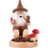 Smoker - Gnome with Picnic Bag - 16 cm / 6.3 inch