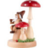 Smoker - Gnome beneath Toadstool - 16 cm / 6.3 inch