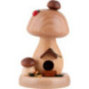 Smoker - Mushroom Hut Natural - 13 cm / 5.1 inch