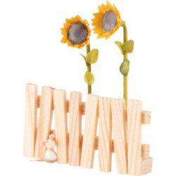 Gartenzaun mit Sonnenblumen - 5,4 cm