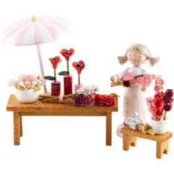 Flax Haired Children Florist - 5 cm / 2 inch