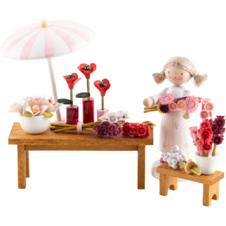 Flax Haired Children Florist - 5 cm / 2 inch