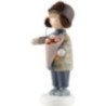 Flachshaarkinder Junge mit Quarkbällchen - Edition Flade & Friends - 5,6 cm