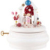 Music Box - "A beautiful Life" with Flax Haired Girl and red tree - 16,5 cm / 6.5 inch