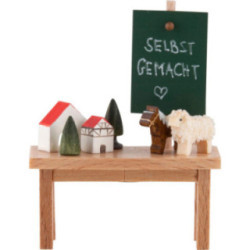 Flax Haired Children Toy Table - 5,8 cm / 2.3 inch