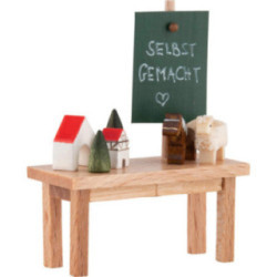 Flax Haired Children Toy Table - 5,8 cm / 2.3 inch