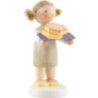 Flachshaarkinder Mädchen mit Honigwaffeln - 4,7 cm
