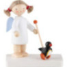 Flax Haired Angel with Waddling Penguin - 4,7 cm / 1.9 inch