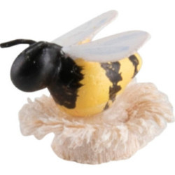 Biene auf Blüte - 1,1 cm