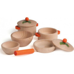 Kochset natur - 17,8 cm