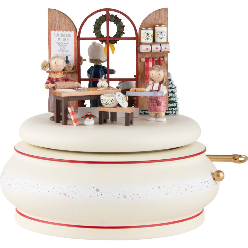 Music Box "Cookie Scent and Flour Flurry" - 15 cm / 5.9 inch