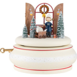 Music Box "Cookie Scent and Flour Flurry" - 15 cm / 5.9 inch