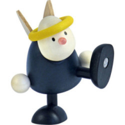 Engel Hans auf einem Bein - 7 cm
