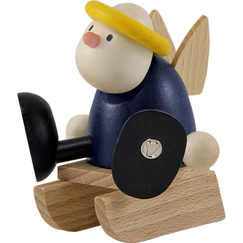 Engel Hans auf Schlitten - 7 cm