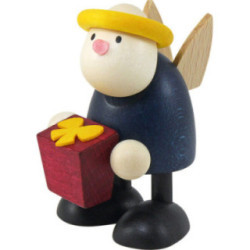 Angel Hans with Present - 7 cm / 2.8 inch