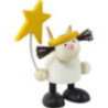 Engel Lotte stehend mit Stern - 7 cm