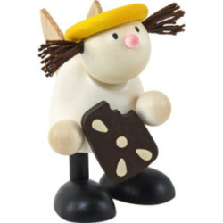 Engel Lotte mit Pfefferkuchen - 7 cm