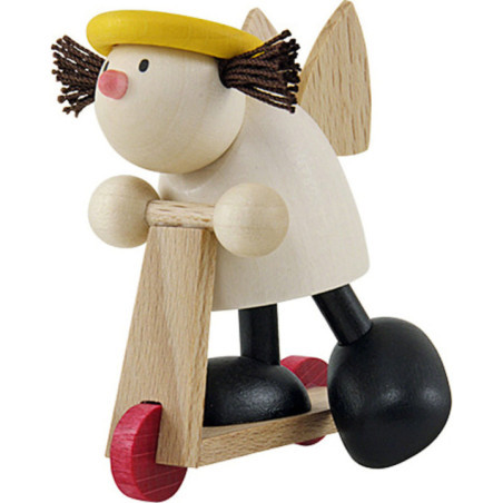 Engel Lotte auf Roller - 7 cm