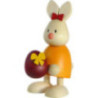 Bunny Emma with Large Egg - 9 cm / 3.5 inch