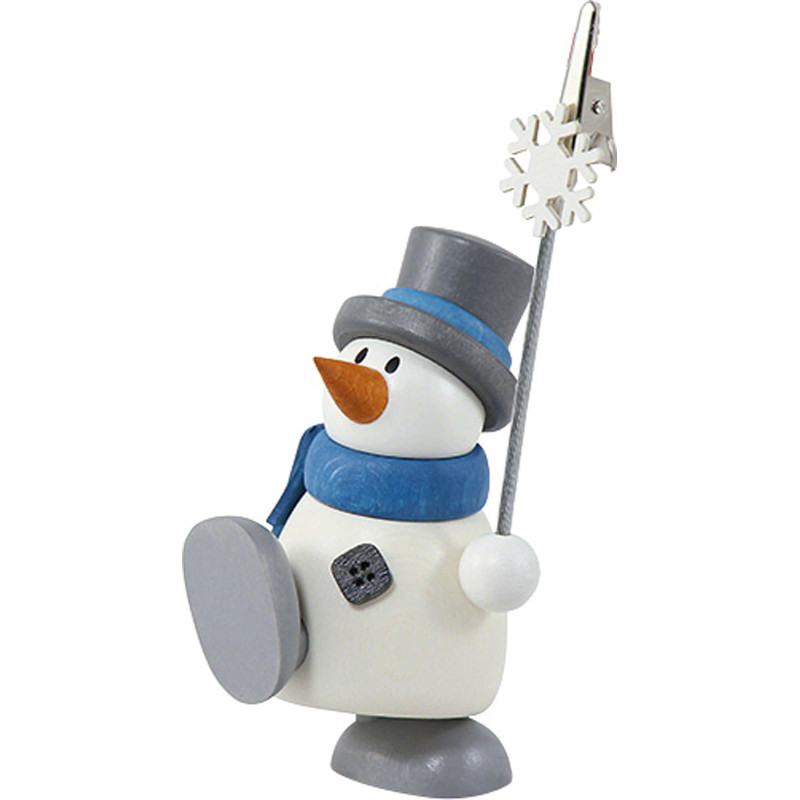 Snow Man Otto with Sign Holder - 8 cm / 3.1 inch