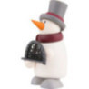 Schneemann Fritz mit Schwibbogen - 9 cm