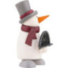 Schneemann Fritz mit Schwibbogen - 9 cm