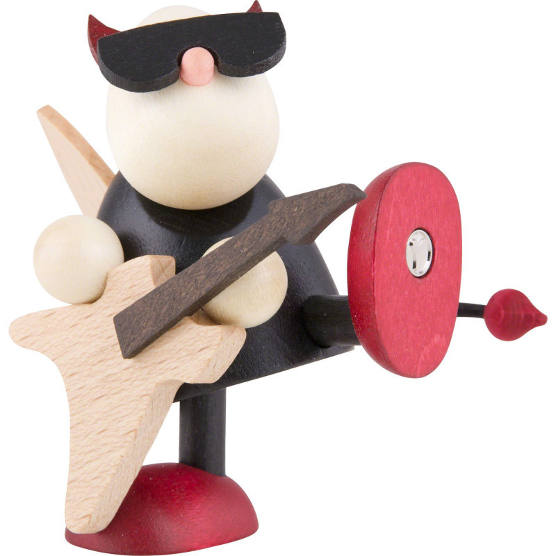 Teufelchen Gustav mit E-Gitarre - 7 cm