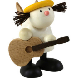 Angel Lotte with Guitar - 7 cm / 2.8 inch