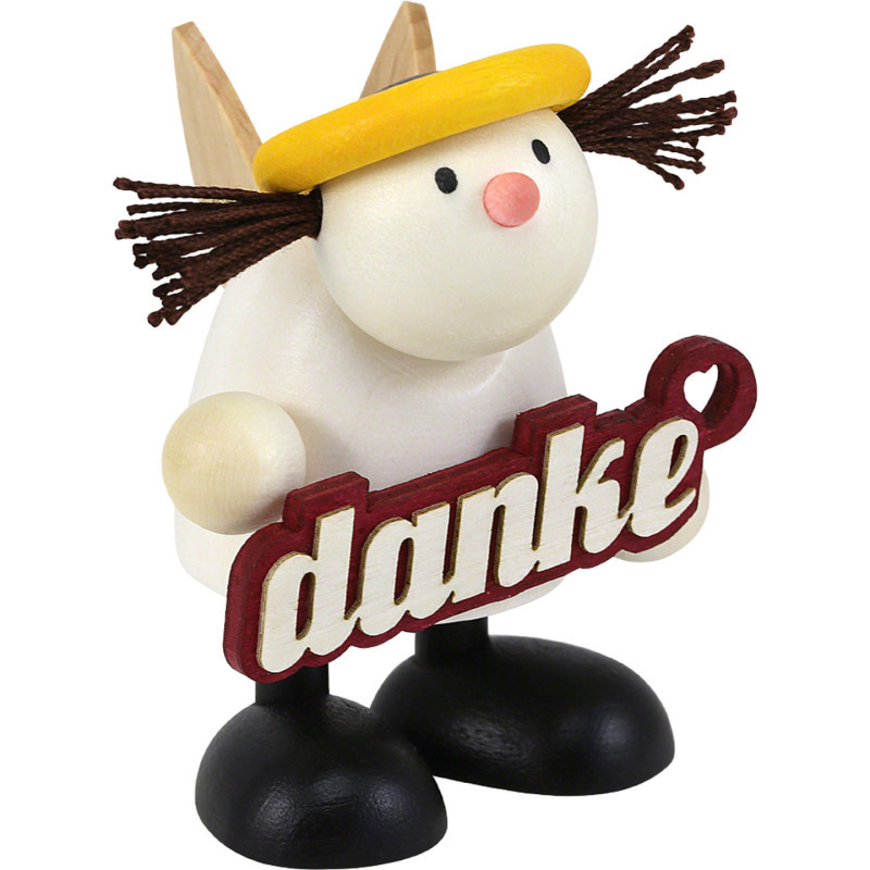 Angel Lotte with "Thank You" - 7 cm / 2.8 inch