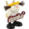 Engel Lotte mit "Danke" - 7 cm