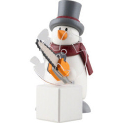 Schneemann Fritz mit Eisskulptur - 8 cm