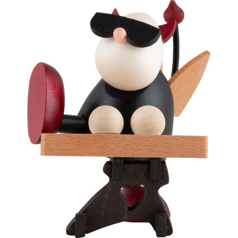 Little Devil Gustav with Keyboard - 9 cm / 3.5 inch