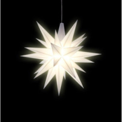 Herrnhuter Moravian Star DIY Kit A1b White Plastic - 13 cm/5.1 inch