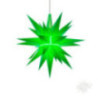 Herrnhuter Moravian Star A1e Green Plastic - 13 cm/5.1 inch