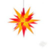 Herrnhuter Moravian Star A1e Yellow/Red Plastic - 13 cm/5.1 inch