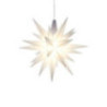 Herrnhuter Moravian Star A1e White Plastic - 13 cm/5.1 inch