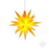 Herrnhuter Moravian Star A1e Yellow Plastic - 13 cm/5.1 inch