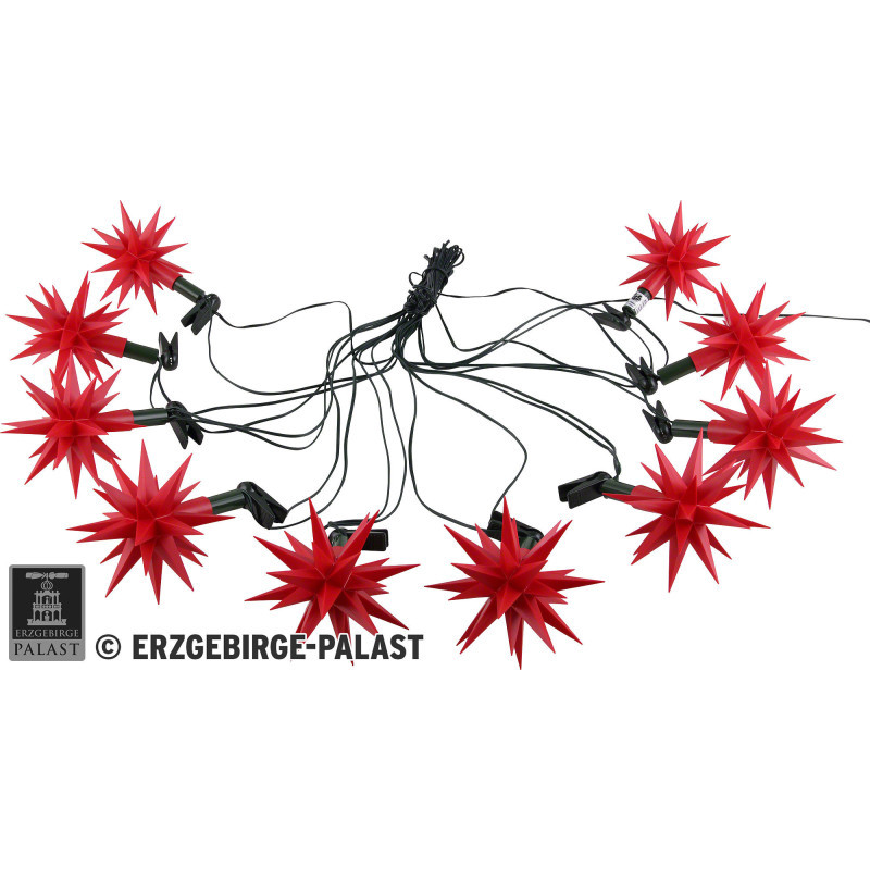 Herrnhuter Moravian Star Chain A1s Red Plastic - 14m/15yard