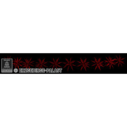 Herrnhuter Moravian Star Chain A1s Red Plastic - 14m/15yard