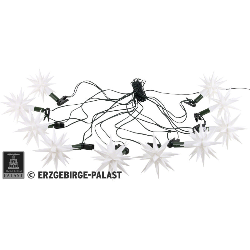 Herrnhuter Moravian Star Chain A1s White Plastic - 14m/15yard