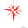 Herrnhuter Moravian Star A7 White/Red Plastic - 68cm/27 inch