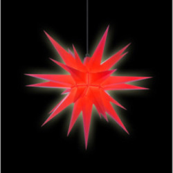 Herrnhuter Moravian Star A7 Red Plastic - 68cm/27 inch
